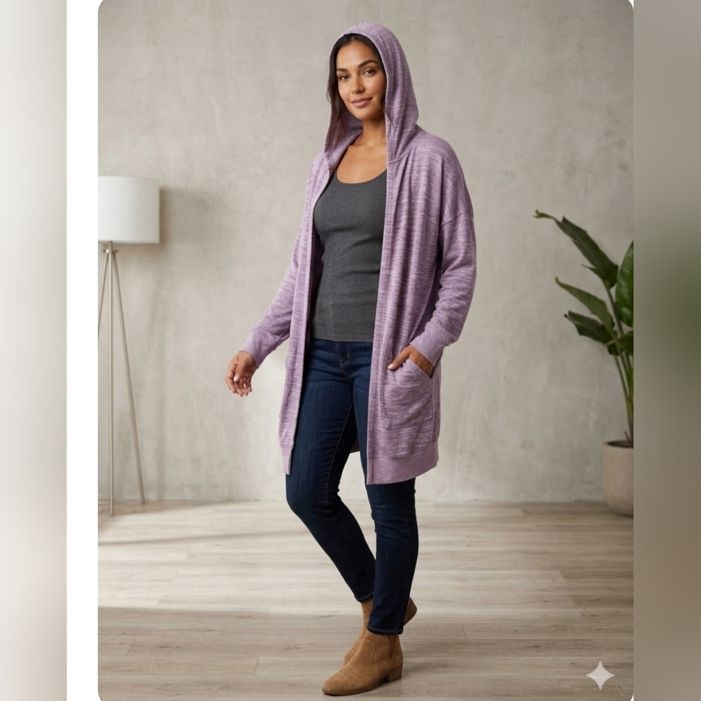 Long Hoodie Jacket / Robe